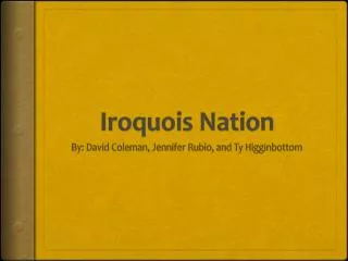 Iroquois Nation