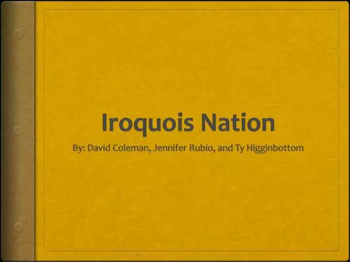 iroquois nation