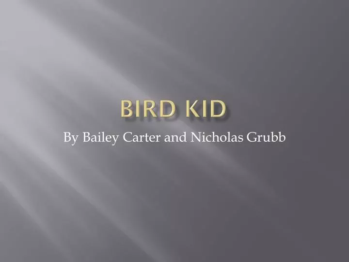 bird kid