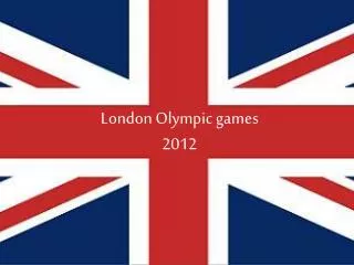 London Olympic games 2012