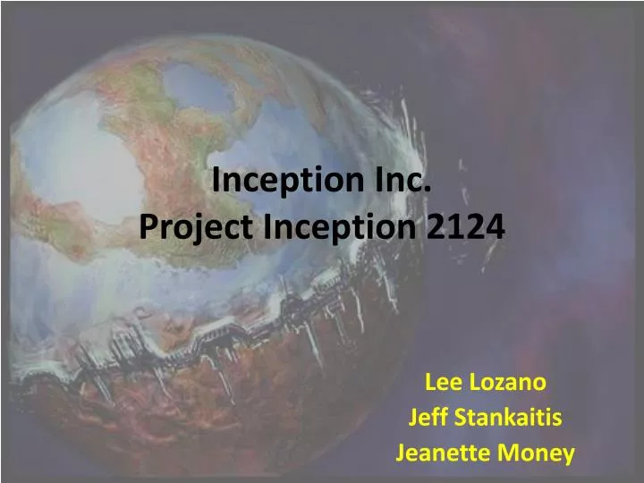 inception inc project inception 2124
