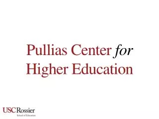 Pullias Center for Higher Education