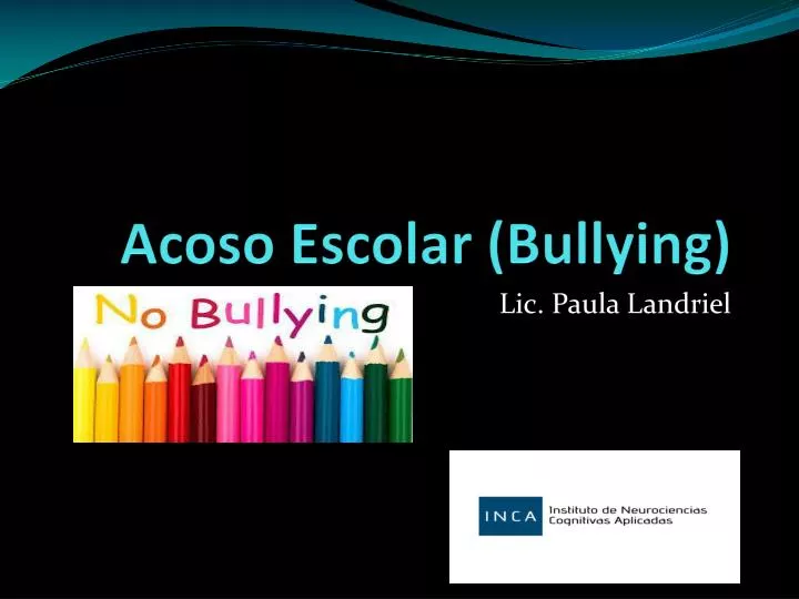 acoso escolar bullying