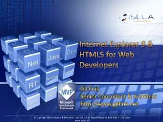 Internet Explorer 9 &amp; HTML5 for Web Developers