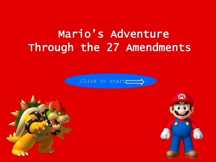 mario s adventure through the 27 amendments