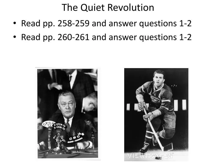 the quiet revolution