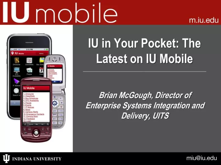 iu in your pocket the latest on iu mobile