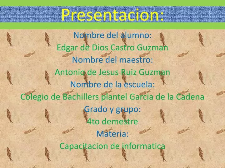 presentacion