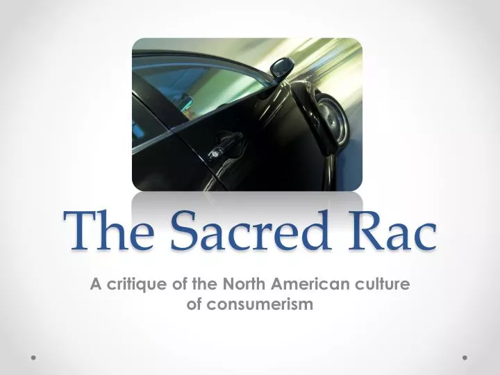 the sacred rac