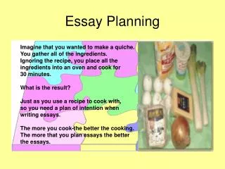 Essay Planning