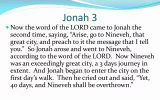 Jonah 3