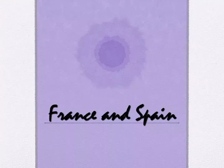 france and spain