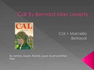 Cal By Bernard Mac Laverty
