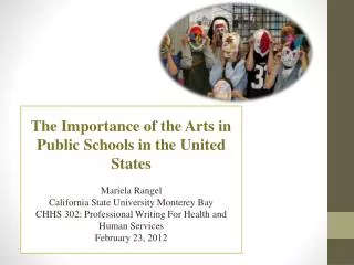 The Importance of the Arts in Public Schools in the United States