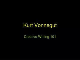 kurt vonnegut