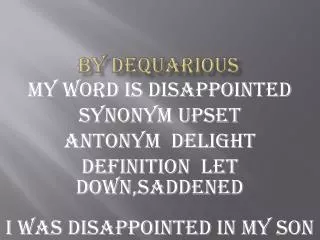by dequarious