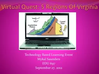 Virtual Quest: 5 Regions Of Virginia