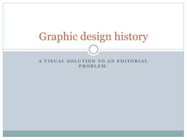 graphic design history