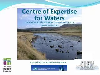 Centre of Expertise for Waters