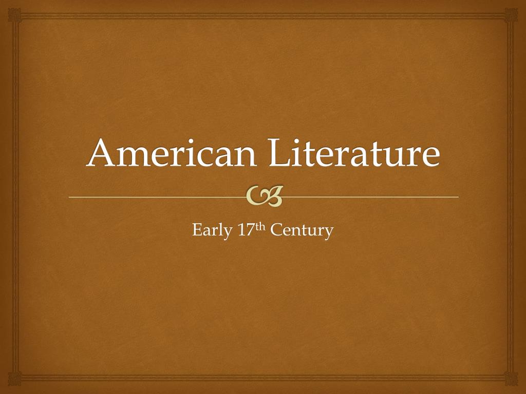 PPT - American Literature PowerPoint Presentation, free download - ID ...