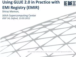 Using GLUE 2.0 in Practice with EMI Registry (EMIR)