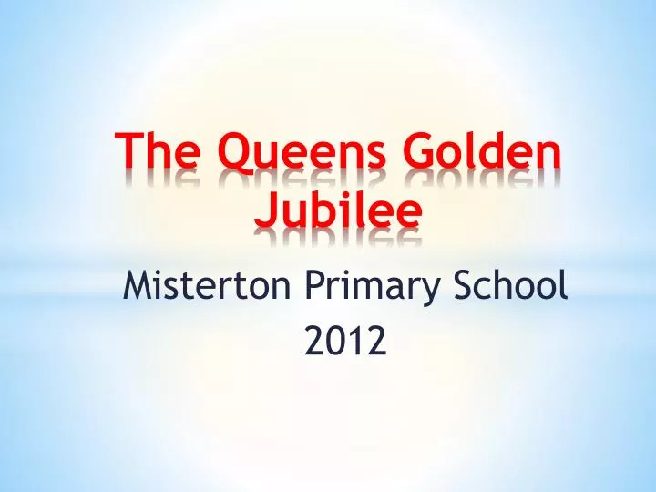 the queens golden jubilee