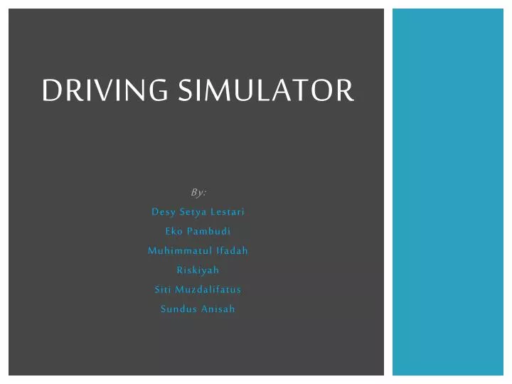 driving simulator