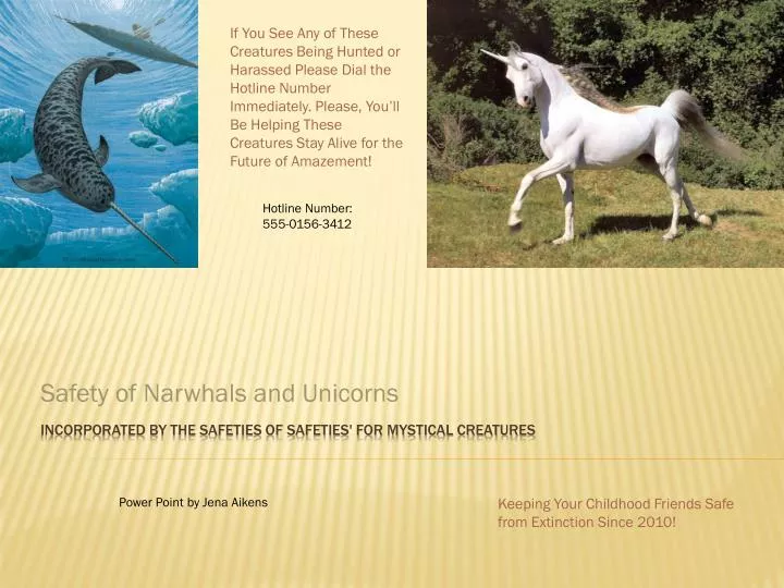 safety of narwhals and unicorns