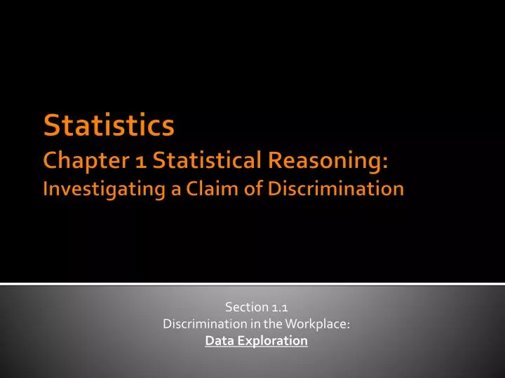 section 1 1 discrimination in the workplace data exploration