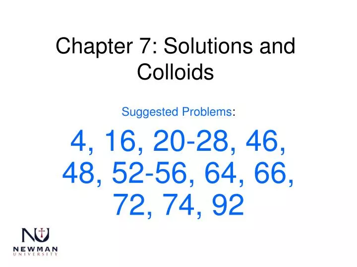 chapter 7 solutions and colloids