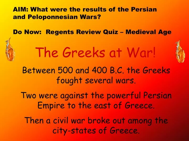 the greeks at war