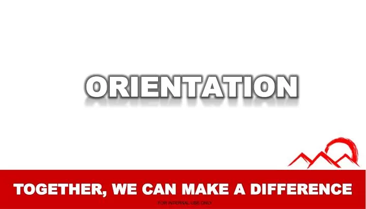 orientation