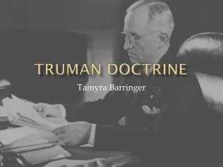 truman doctrine