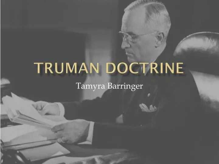 truman doctrine