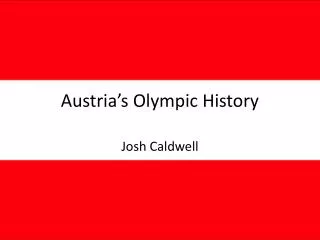 Austria’s Olympic History