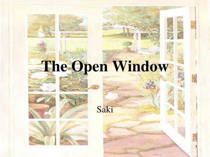 the open window