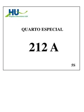 QUARTO ESPECIAL 212 A