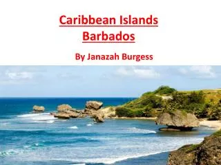 Caribbean Islands Barbados