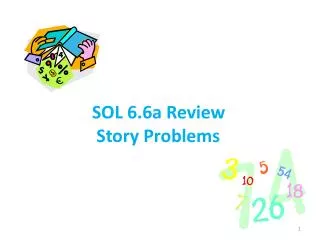 SOL 6.6a Review Story Problems