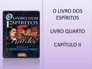 o livro dos esp ritos livro quarto cap tulo ii