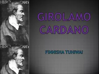 Girolamo Cardano Finnisha tuhiwai