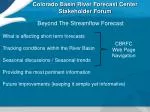 Colorado Basin River Forecast Center Stakeholder Forum - slide 1