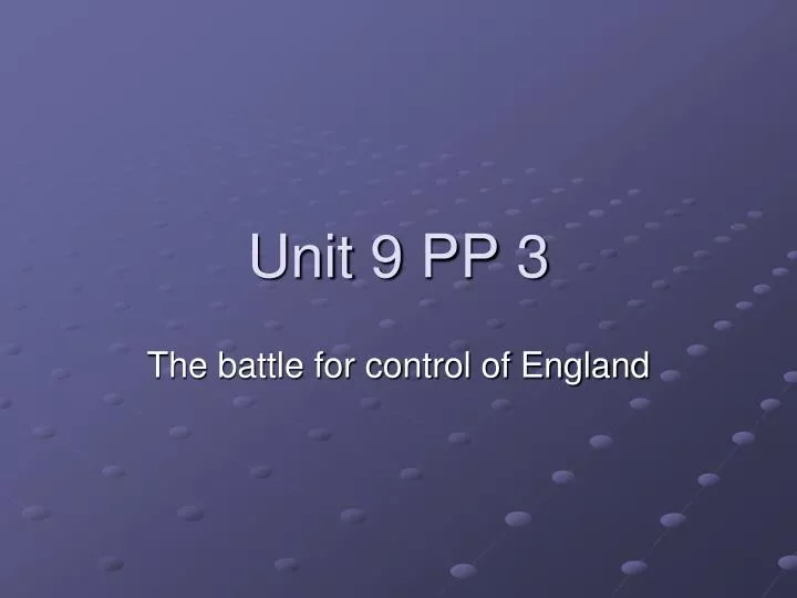 unit 9 pp 3
