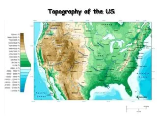 Topography of the US