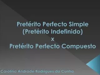 PPT - Pretérito Perfecto Compuesto PowerPoint Presentation, Free ...