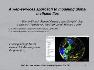 A web -services approach to modeling global methane flux