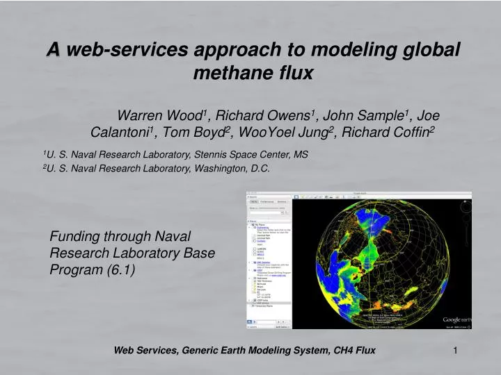 a web services approach to modeling global methane flux