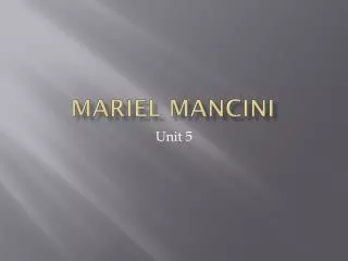 Mariel Mancini