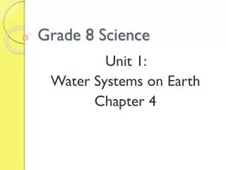 grade 8 science