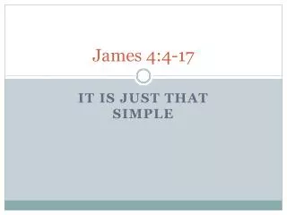 James 4:4-17